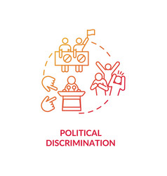 Political Discrimination Concept Icon