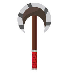 Viking Ax On A White Background