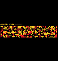 Abstract Modern Geometric Pattern Banner