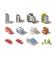 Modern City Elements Set