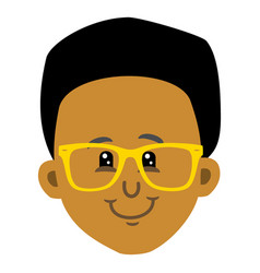 Black Boy Cartoon Avatar Head