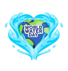 World Water Day Sticker Symbol Of Water Splash