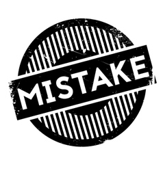 Mistake Rubber Stamp