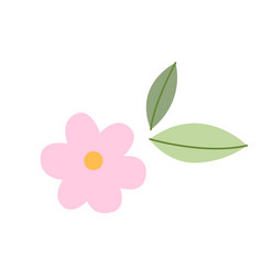 Hand Drawn Cute Spring Flower