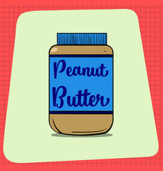 Breakfast Food Items Jar Peanut Butter