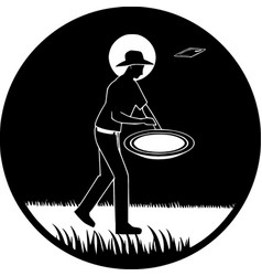 Disc Golf - Minimalist And Flat Logo