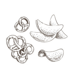 Pretzel Outline Vector Images Over 1 400