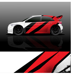 Rally Car Decal Graphic Wrap