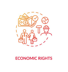 Economic Rights Concept Icon