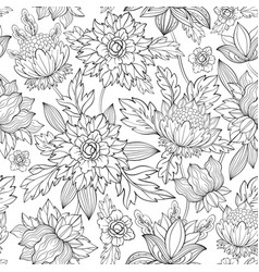 Floral Outline Design