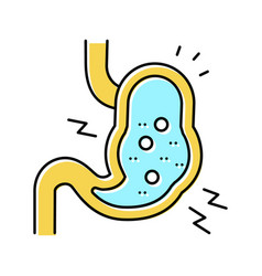 Stomach Upset Color Icon