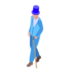 Man Acting Lessons Icon Isometric Actor