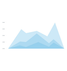 Area Chart Icon Data Statistic Infographic