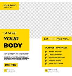 Gym Fitness Banner Template