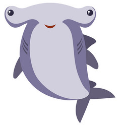 Hammerhead Shark On White Background