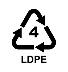 Plastic Recycling Symbol Class 4 Ldpe