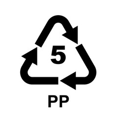 Plastic Recycling Symbol Class 5 Pp