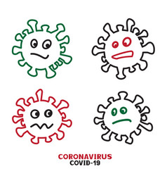 Coronavirus Covid19-19 Cartoon Design