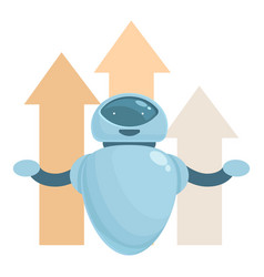 Trade Bot Icon Cartoon Money School