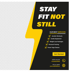 Gym Fitness Banner Template