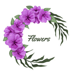 Meadow Flowers Wreaths Frame