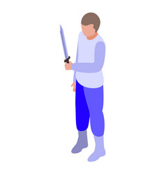 Warrior Actor Icon Isometric Drama