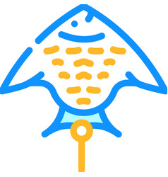 Fish From Kite Color Icon