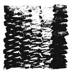 Grungy Ink Square Black Brush Stroke Hatching