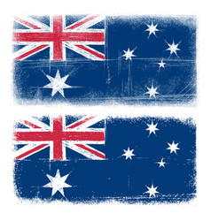 Hand Painted Australian Flag Grunge