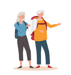 Elderly Tourists Concept