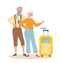 Elderly Tourists Concept