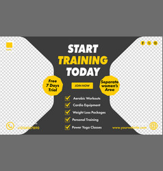 Gym Fitness Banner Template