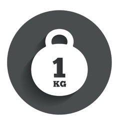 Weight Sign Icon 1 Kilogram Kg Mail