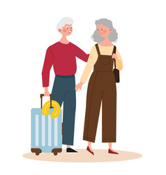 Elderly Tourists Concept