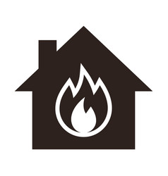 House On Fire Preventing Fire Fire Alarm Icon