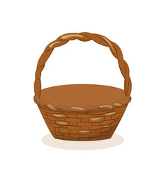 Empty Easter Basket Flat Symbol