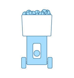 Tennis Serve Ball Machine Icon