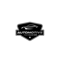 Vintage classic automotive logo designs with the Vector Image