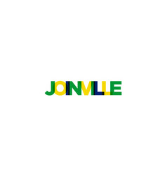 Joinville In The Brasil Emblem Design