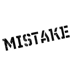 Mistake Rubber Stamp