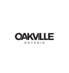 Oakville In The Canada Emblem The Design Features