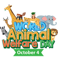 World Animal Welfare Day October 4