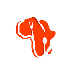 African Food Restaurant Logo