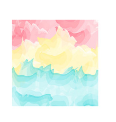 Colorful Sea Wave Watercolor Abstract Background