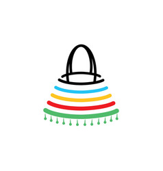 Unique And Cool African Shopping Bag Logo