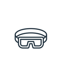 Safety Goggles Icon Goggles Editable