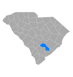 Map Dorchester In South Carolina