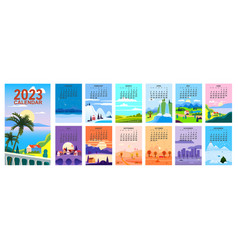 2023 Calendar Minimalistic Landscape Natural