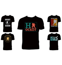 Hockey T Shirt Design Collection