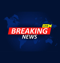 Breaking news background breaking news studio Vector Image